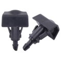 2pcs Front Windshield Washer Nozzle Wiper Spray For Nissan