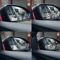 Slim Square Blind Spot Mirror Ampper Hd Glass Frameless Convex Rear View Pack Of 2