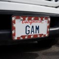 Hooded Rat License Plate Tag Frame