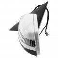 Carbhub 2048103176 White Left Driver Side Mirror Fit For Mercedes C63 Amg C250 C300 C350 2010 2011 2012 2014 Replace