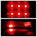 Acanii For Factory Led Tail Light Model 2013-2018 Dodge Ram 1500 Black Lights Brake Lamps Left Right