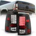 Acanii For Factory Led Tail Light Model 2013-2018 Dodge Ram 1500 Black Lights Brake Lamps Left Right