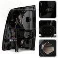 Acanii For Factory Led Tail Light Model 2013-2018 Dodge Ram 1500 Black Lights Brake Lamps Left Right