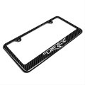 Ram 1500 Trx Black Carbon Fiber Look Abs Plastic License Plate Frame Official Licensed 