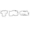 Carburetor Repair Carb Rebuild Kit Replacement For Honda Trx450r And Trx450er 2006 To 2014 
