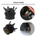 Usonline9 8 Pack Universal Chrome Crown Tire Valve Stem Caps Bling Handmade Crystal Rhinestone Car Wheel For Cars Suvs Bike
