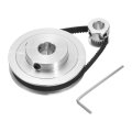 Gt-2 Synchronous Wheel 20 80 Teeth 8 12mm Bore Aluminum Alloy Timing Pulley With 1pcs Length 200mm Width 6mm Belt For 3d 