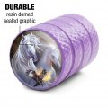 White Horses And Hawk Valve Stem Caps For Tire Rim Wheel Aluminum Purple
