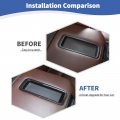 Rt-tcz For Silverado Armrest Box Tray Trim Cover Carbon Fiber Interior Accessories Chevy Suburban Gmc Sierra 2014-2018