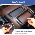 Rt-tcz For Silverado Armrest Box Tray Trim Cover Carbon Fiber Interior Accessories Chevy Suburban Gmc Sierra 2014-2018