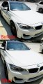Cuztom Tuning Fits For 2012-2019 Bmw F32 F33 F36 F80 F82 F83 M3 M4 Carbon Fiber Headlight Eye Lid Cover Eyebrows Pair