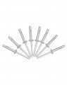 Qwork Tri-fold Exploding Pop Rivets 200 Pcs 3 16 X 1 Large Head Aluminum Mandrel Solid Tri Grip Flange