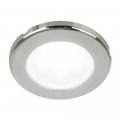 Euroled 75 3 In Round Screw Mount Down Light White Led Stainless Steel Rim 24v Waterproof Plastic Lens Model 2ja 958 110-121 