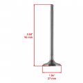 Caltric Exhaust And Intake Valve Kit Compatible With Can-am Canam Bombardier Outlander Max 400 2004-2014