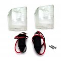 Hongk- Turn Signal Lens Compatible With 1994-2004 2005 2006 2007 Kawasaki Ninja Ex250 Ex 250 Clear B01c0syfic