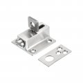 Spring Loaded Latch Pin 1pcs 201 Stainless Steel Automatic With Screws Square Tip Of Upward For Balcony Window Gate Silver 