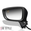 Auto Dynasty Ma1320185 Factory Style Driver Left Side Mirror Manual Folding Power Adjust Heated Glass Turn Signal Blind Spot