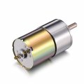 Aexit Dc 12v Electric Motors 100rpm Micro Gear Box Motor Speed Reduction Gearbox Centric Fan Output Shaft