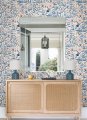 Leah Duncan Blue Marigold Forest Peel Stick Wallpaper 