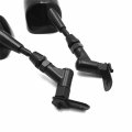 Httmt Mt091- Mini Mirrors Compatible With Cbr 600rr Kawasak Ninja 636 Zx6r Yamah Yzf R6 R1 Black