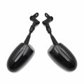 Httmt Mt091- Mini Mirrors Compatible With Cbr 600rr Kawasak Ninja 636 Zx6r Yamah Yzf R6 R1 Black