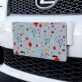 Graphics More Nurse Doctor Pattern Healthcare Stethoscope Thermometer Novelty Metal Vanity Tag License Plate