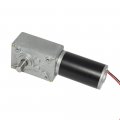 Bemonoc Dc 12v High Speed 470 Rpm Worm Gear Motor Reversible All Metal 8mm Shaft With Install Bracket