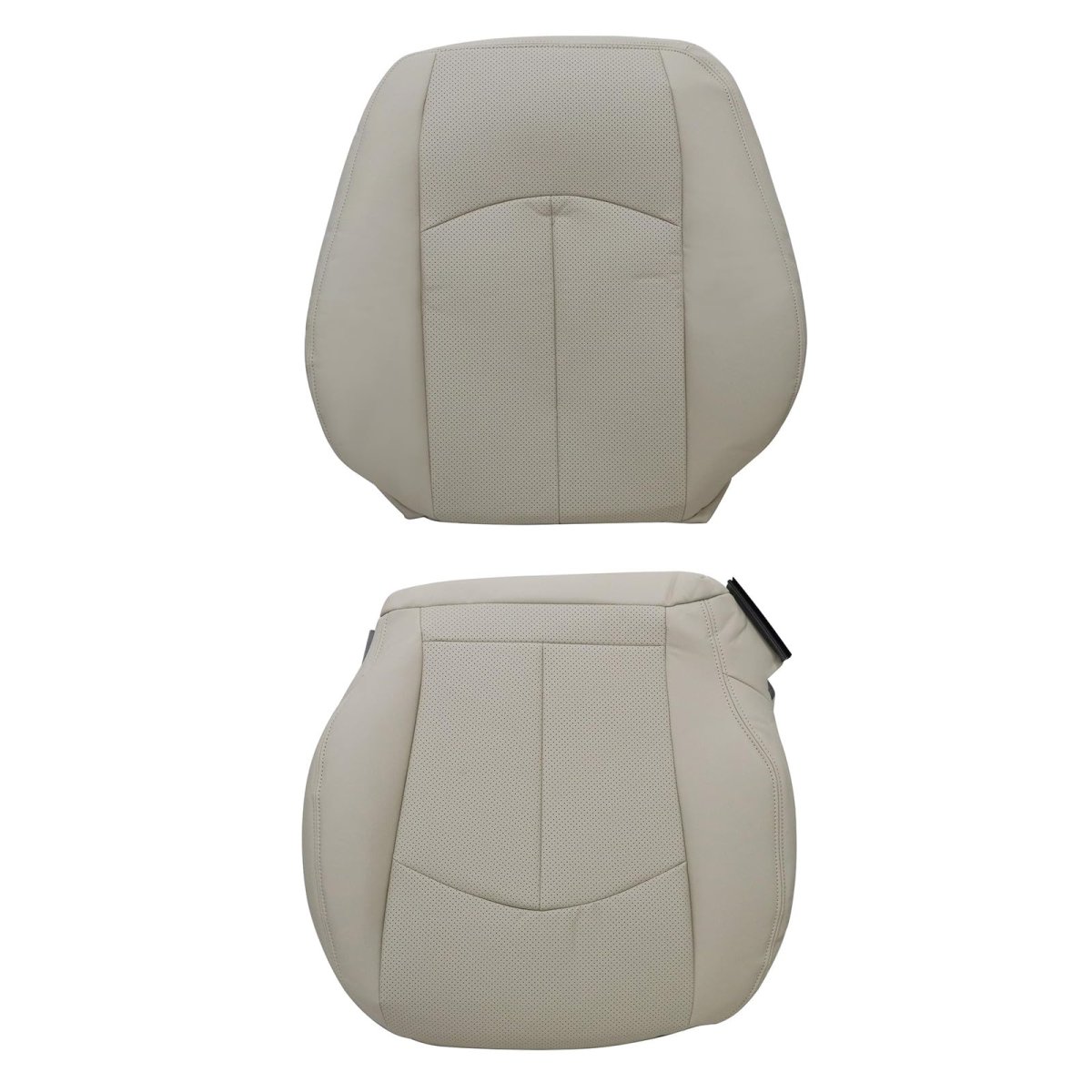 Secos Tan With Perforated Driver Side Bottom Top Replacement Microfiber Leather Seat Cover For Mercedes Benz E63 E280 E300 E320