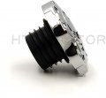 Httmt- Chrome Skull Gas Cap Vented Fuel Compatible With H-d Xl Big Twin Tank 84-15 P N Mt439-002-cd Old