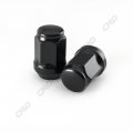 Customadeonly 20 Pieces 1 377 35mm Close End Tuner Steel Black Lug Nuts Thread Studs 14x1 5 Hex 19 Conical Cone Seat Racing