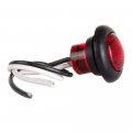 Ocpty Side Marker Light 2pcs Amber Red 3 4 Round Trailer Lamp Stop Turn Tail Fit For Boats Truck Pickups 12v Waterproof Signal