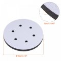 Uxcell 6 Inch Holes Sponge Interface Pad Soft Density Hook And Loop Cushion Buffer Backing For Electric Sander