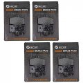 Niche Brake Pad Set For Kawasaki Ninja Zx6r Zzr600 Suzuki Sv1000s 43082-1142 Front Semi-metallic 4 Pack