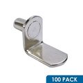 Rok Rokspl14n L-100 1 4 L-shaped Shelf Support 100 Pack Nickel 