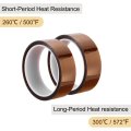 Heat Resistant Tape 2 Pcs High Temperature Transfer Polyimide Film Adhesive 30mm X 33m 108ft