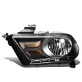 Fo2502276 Oe Style Driver Left Side Black Housing Headlight Lamp Compatible With Ford Mustang 10-14