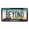 Ipick Image Compatible With Ford Thunderbird Real Carbon Fiber Insert Black 50 States Stainless Steel License Plate Frame