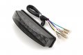 Universal 12v Custom Motorcycle Integrated Signals Sequential Mini Led Tail Lights Smoked Lens