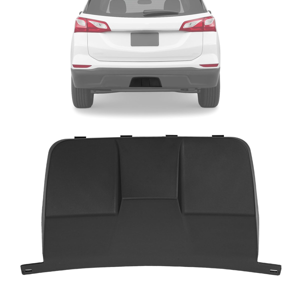 Rear Trailer Hitch Cover Panel For 2018-2021 Chevy Chevrolet Equinox Replacement 84256326 Gm1144128 Pp Plastic Textured