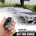 X Autohaux Car Key Fob Cover 3 Button Remote Case With Keychain Silver Tone For Mercedes Benz C E S M Cls Clk G