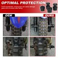 Front Rear Axle Sliders Crash Protector With Swing Arm Bobbins For Xt250 2008 2024 Tw200 1987 Tt R110e R125 R230 Ybr Dt 125