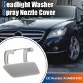 Uxcell 1 Pcs Front Right Headlight Washer Spray Nozzle Cover No A1648601008 For Mercedes Ml Class W164 Ml350 2008-2011