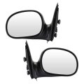 Left And Right Side Mirror 1997-2004 Ford For F-150 1997-1999 250 Manual Folding Non-heated