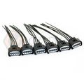 6 X Connector Plug Harness Ignition Coil 90980-11885 Toyota Lexus 4-way Female 