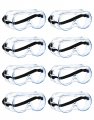 Melasa Safety Goggles Ansi Z87 1 Anti-fog Protective Lab Eye Protection 8 Pcs 