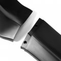 Hecasa 3pcs Front Bumper Lip Compatible With 2011-2014 Dodge Charger Srt Model Spoiler Air Chin Body Kit Splitter Black