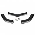 Hecasa 3pcs Front Bumper Lip Compatible With 2011-2014 Dodge Charger Srt Model Spoiler Air Chin Body Kit Splitter Black