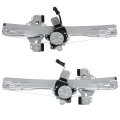Rear Left Rear Right Side Power Window Regulator Fit For 2012 2013 2014 2015 Chevrolet Cruze And Motor 751-741