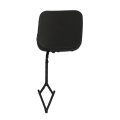 Rear Tow Hook Cover For Volkswagen Tiguan 2018 2019 2020 2021 Textured Black Pp Plastic Replacement Vw1129102 