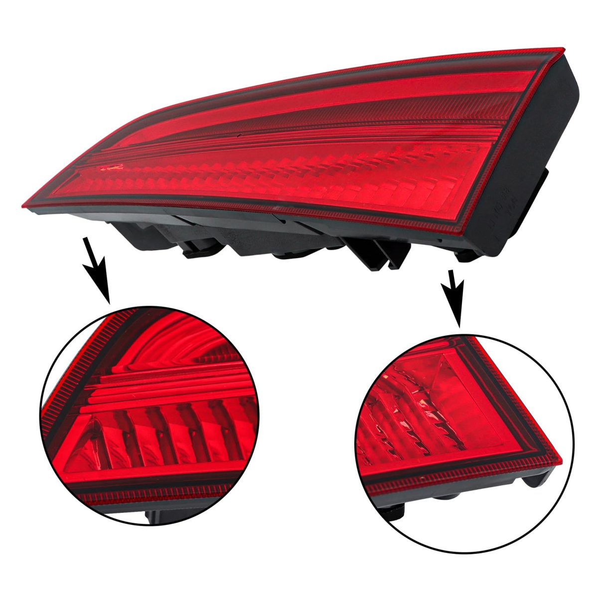 Right Inner Tail Light Replacement For Honda Pilot 2016 2017 2018 Passenger Side Brake Lamp Assembly Ho2803108 34150-tg7-a01